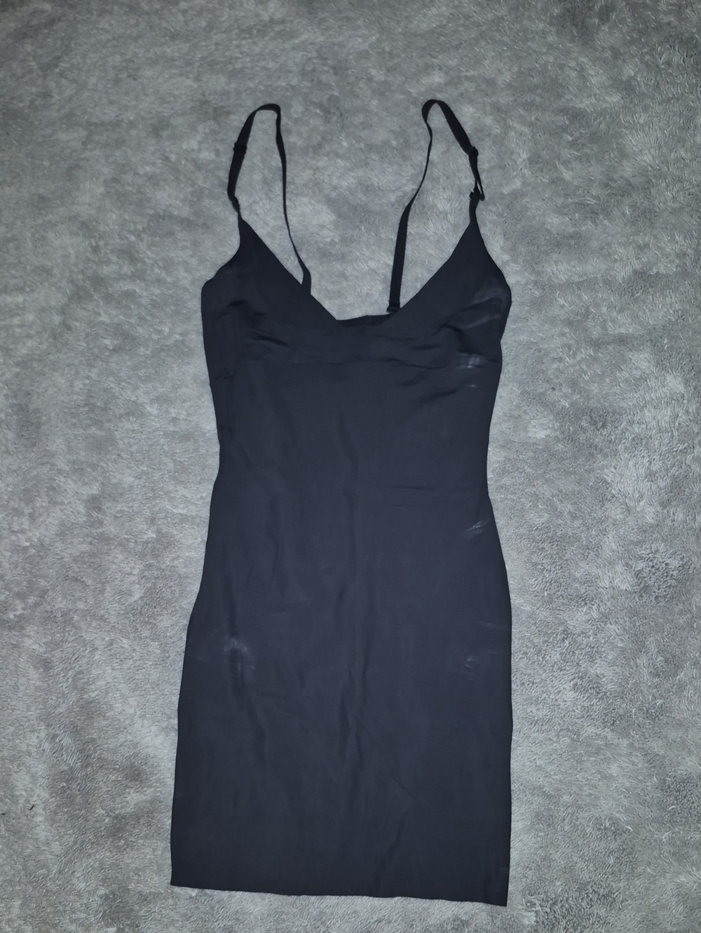 Maidenform Black Slip with Adjustable Straps